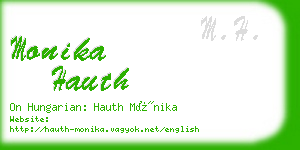 monika hauth business card